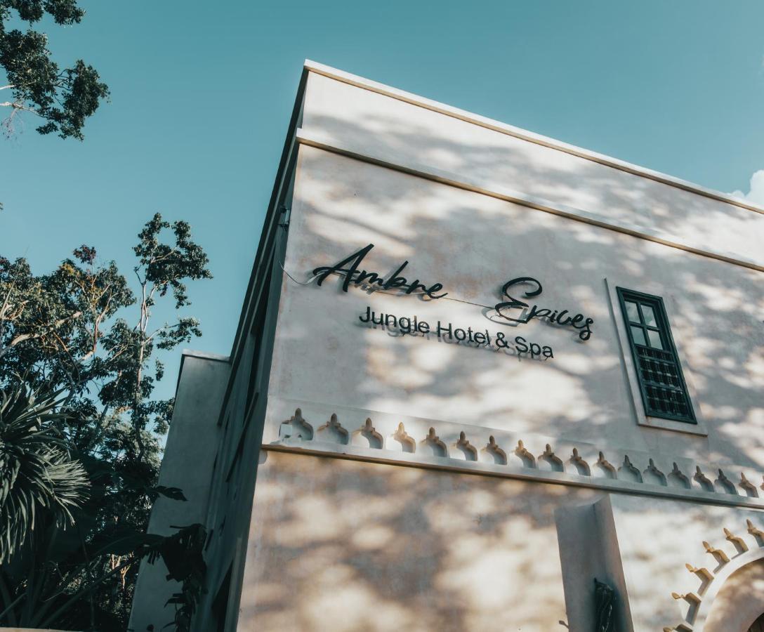 Ambre & Epices Jungle Hotel & Spa Тулум Екстериор снимка